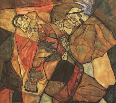 Egon Schiele Agony (mk12) Spain oil painting art